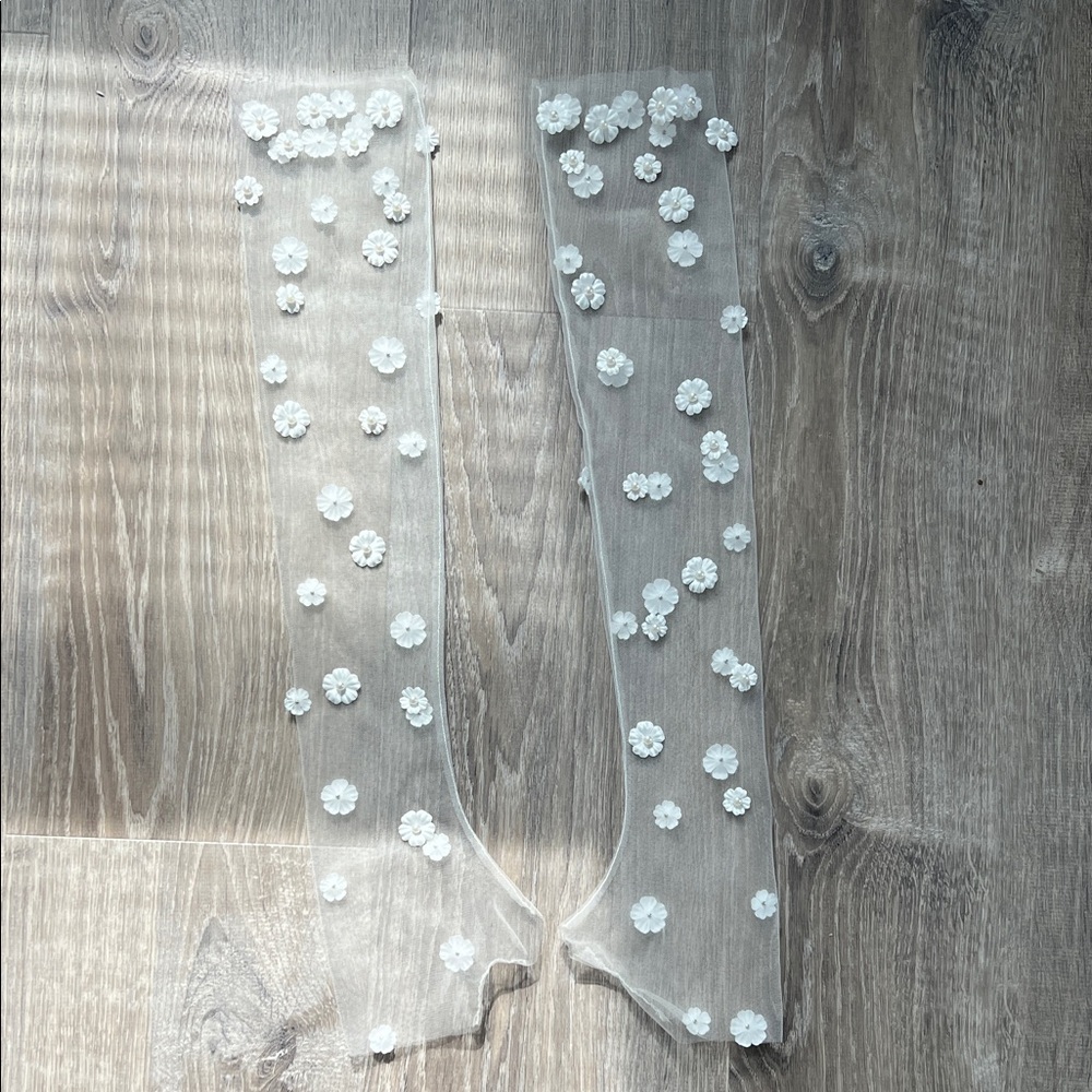 Flower Bridal Gloves